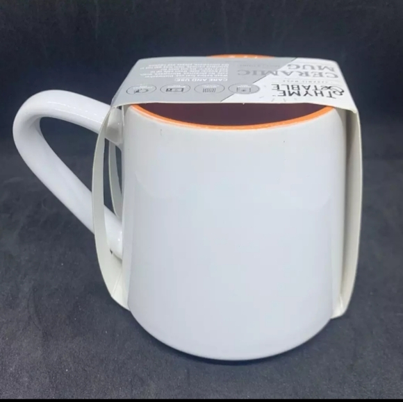 🆕Thyme & Table You're Doing Great Sweetie Orange & White Stoneware Ceramic Mug - Picture 6 of 6